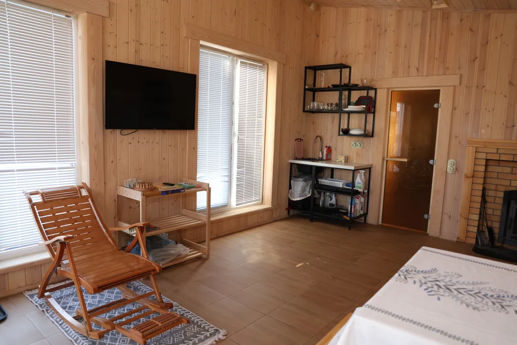 Новый дом с баней и купелью до 8 человек