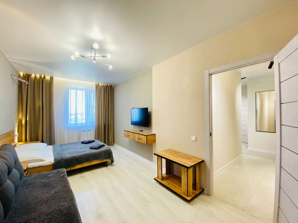 Двухкомнатный апартамент с красивым видом и евроремонтом