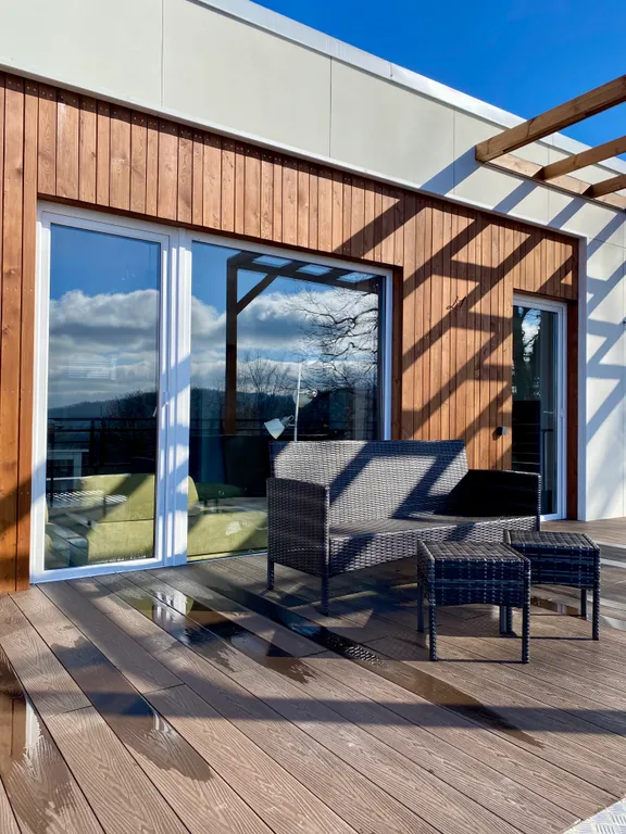 Коттедж Дом в стиле Хай - Тек — Галицино