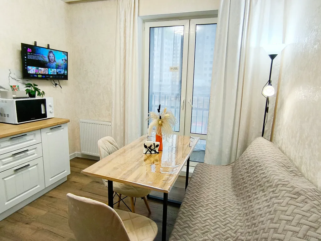 Квартира Комфортная 1-комнатная квартира в новом доме (до 6 гостей) — Шушары