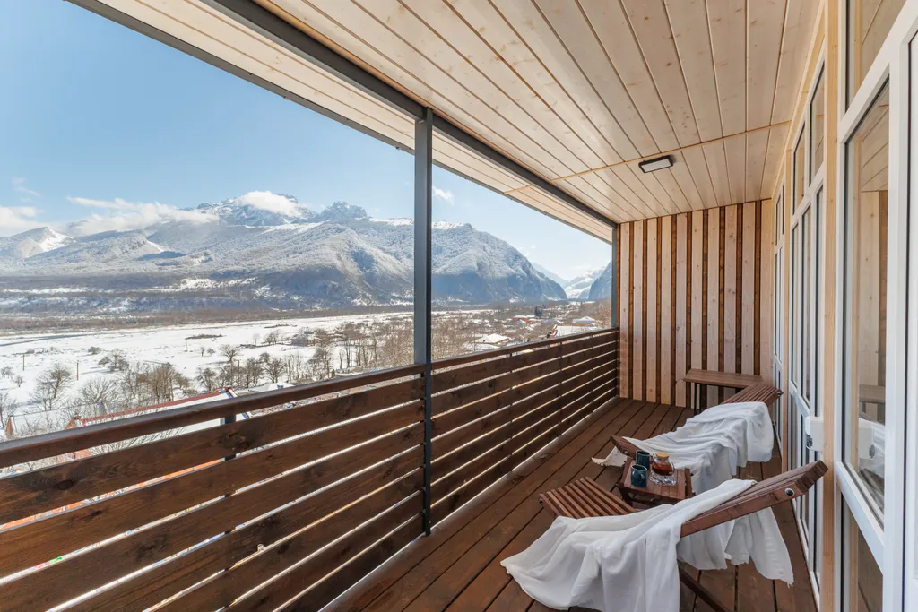Гостевой дом с панорамным видом на горы