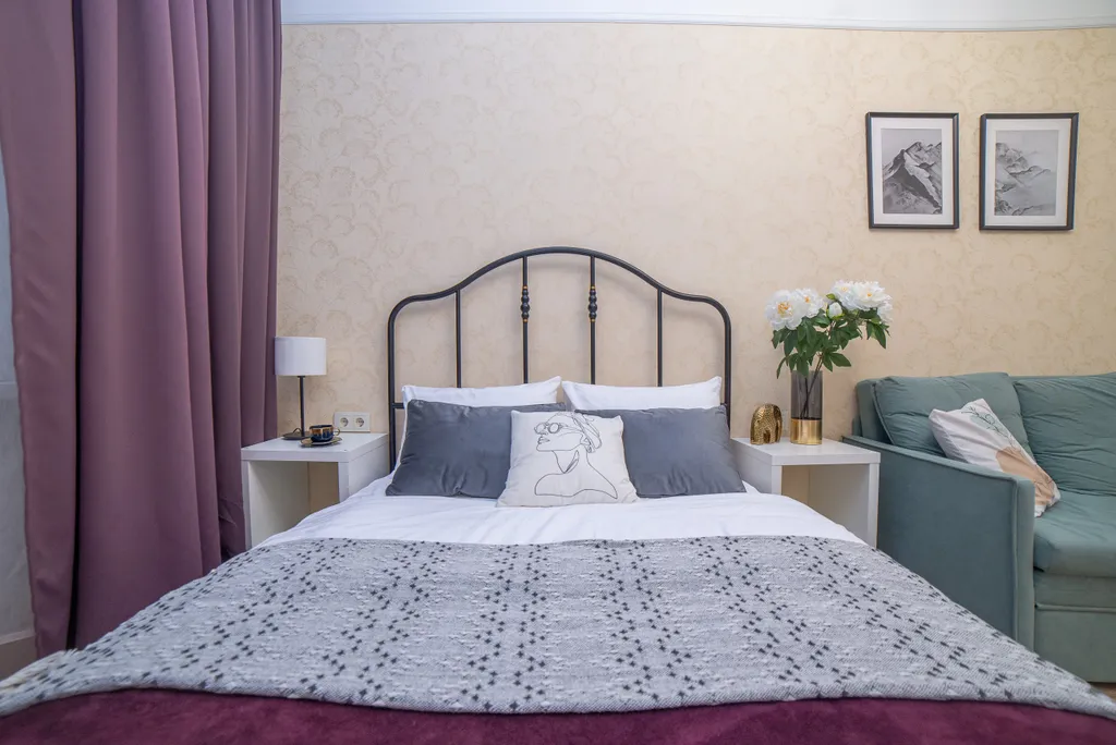 1-комнатная квартира в 5 минутах от метро Чкаловская для 4х гостей