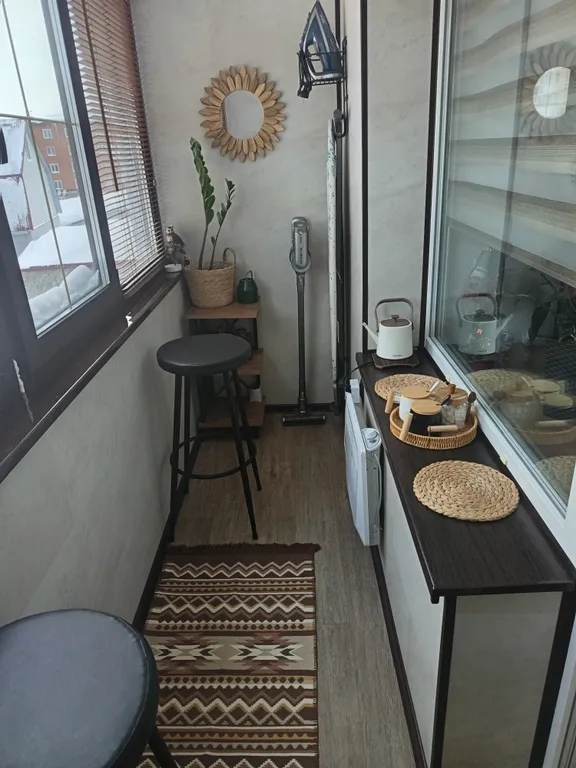 Уютная студия в стиле лофт в центре посёлка