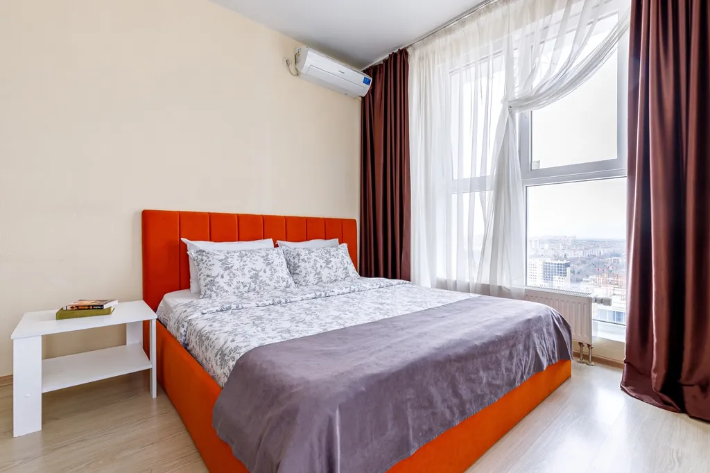 Квартира Квартира Вид с 70 метров, который сведёт с ума, панорамный балкон, 24/7 — Краснодар