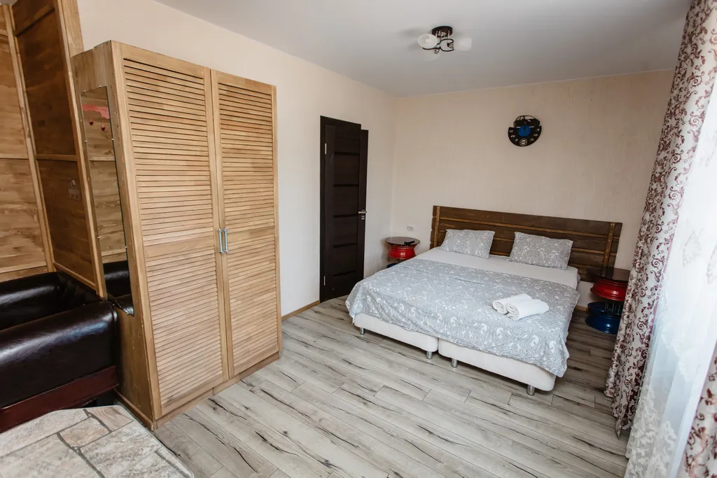 Студия # 3 с закрытой парковкой и мангалом