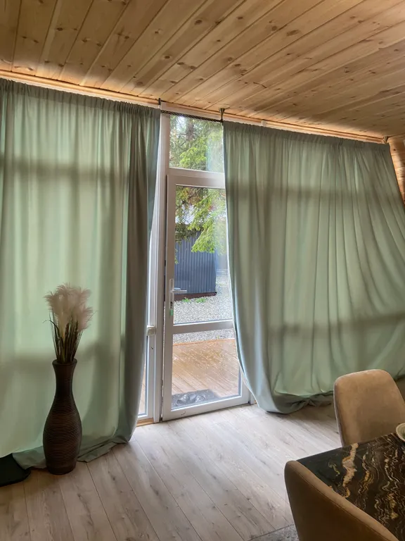 А-фрейм 1 с видом на горы и лес