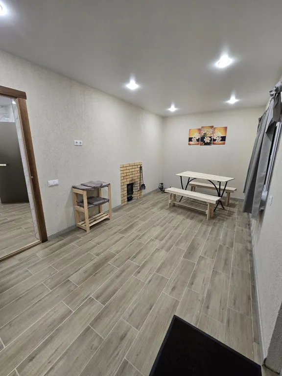 Коттедж с баней на дровах