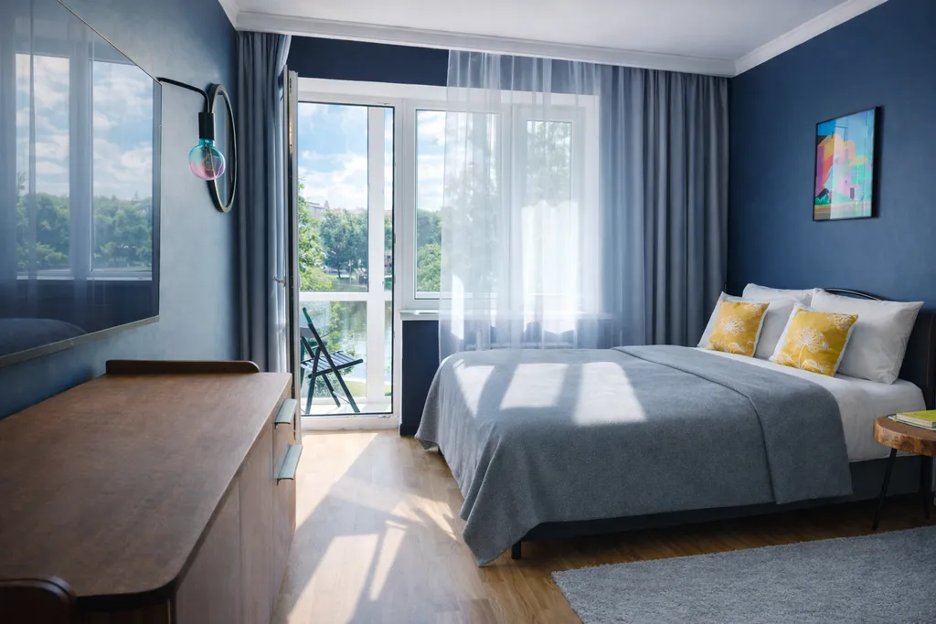 Квартира Чудесная квартира в центре Калининграда с видом на Верхнее озеро — Калининград