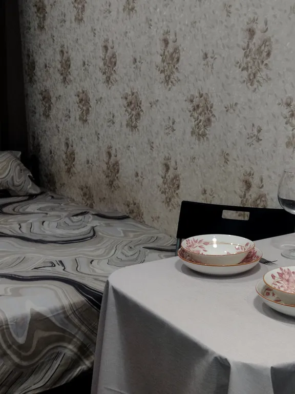 Бежевая квартира студия рядом со станцией метро Девяткино