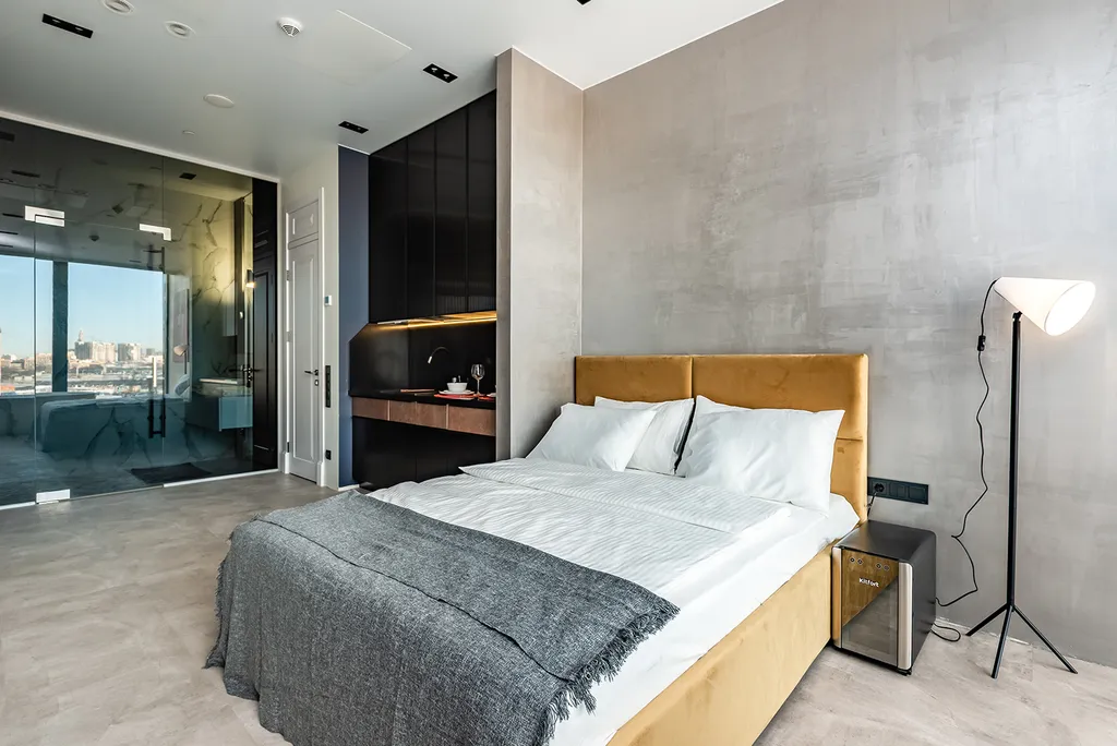 Квартира Квартира с ванной у окна в Башне Нева Тауэрс — Москва