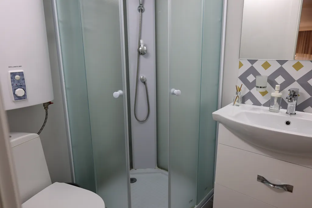 Квартира Квартира Студия Lux Red с балконом — Санкт-Петербург