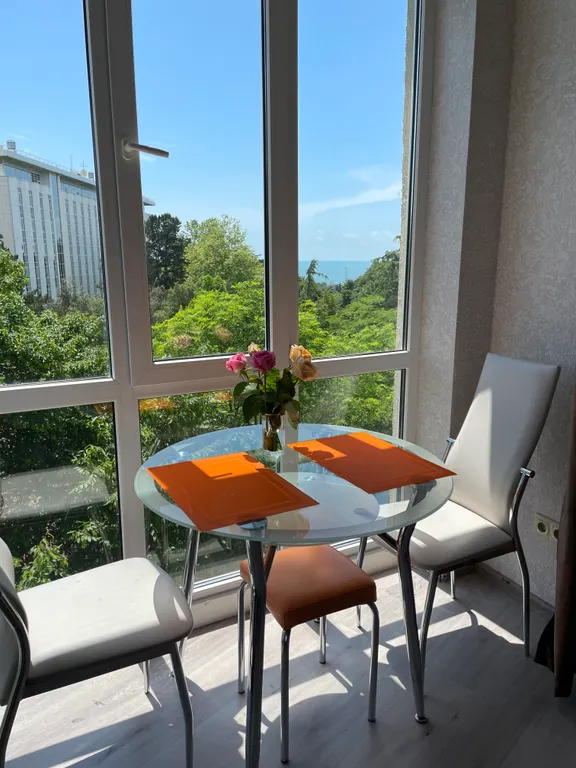 Квартира Квартира Уютная студия с видом на море — Адлер