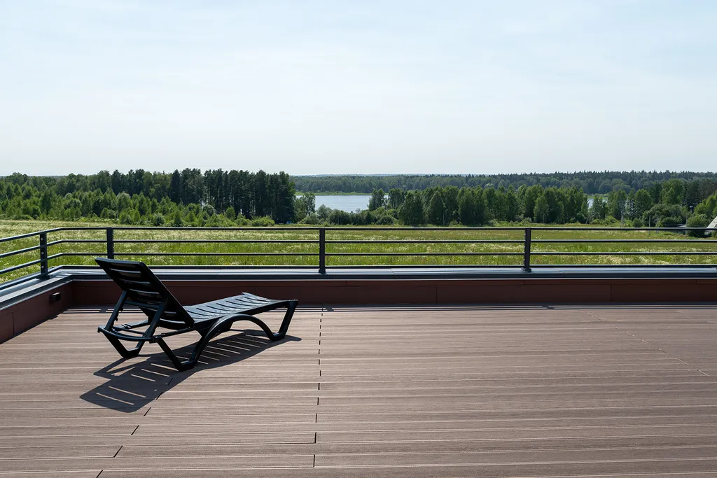 Коттедж Шикарный дом с видом на лес и реку! Терраса на крыше — Логиново