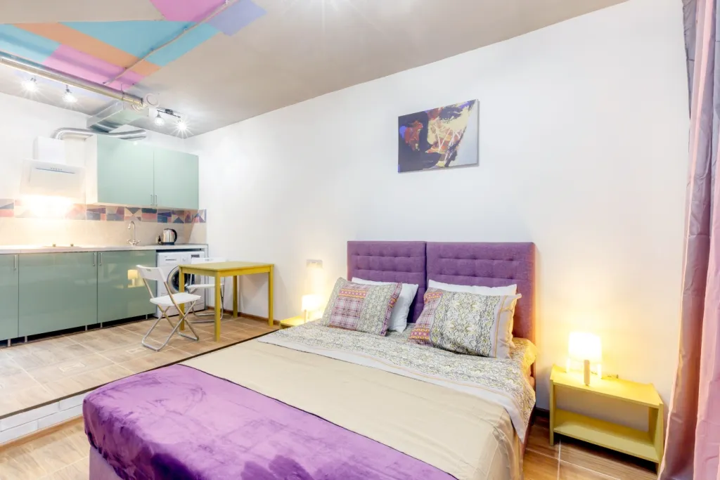 Просторная студия loft 21 khimki у трц мега