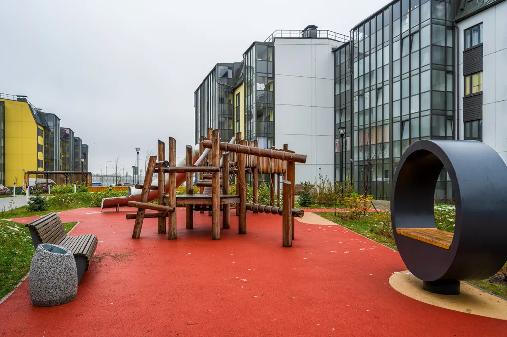 Квартира Светлая и комфортная квартира в ЖК Юттери — Колпино