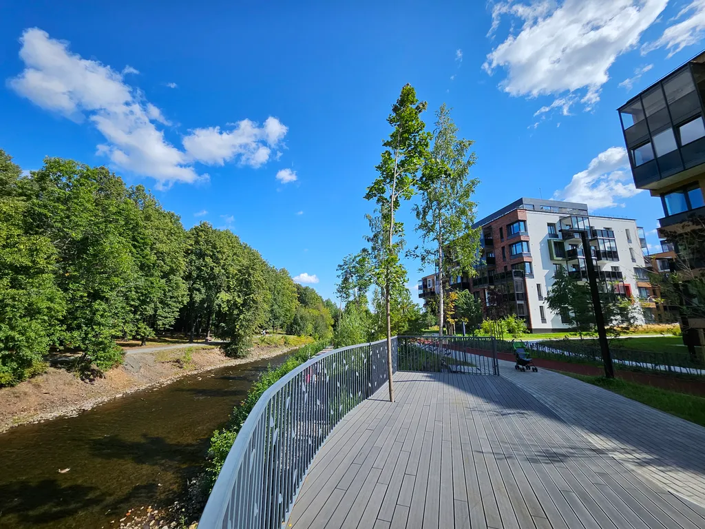 Апартамент Карельская сказка у речки в центре города