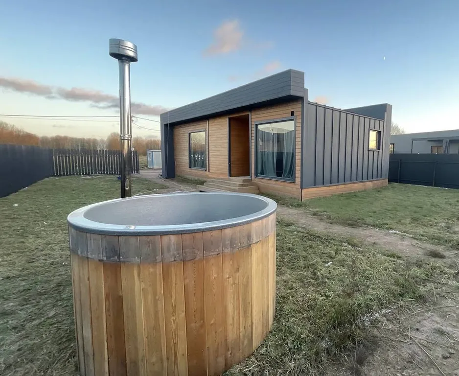 Коттедж Дом с купелью и баней — Ропша