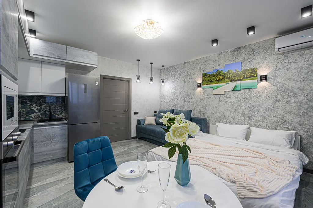 Квартира Квартира "Степаненков" Просторная студия для 4 гостей — Новосибирск