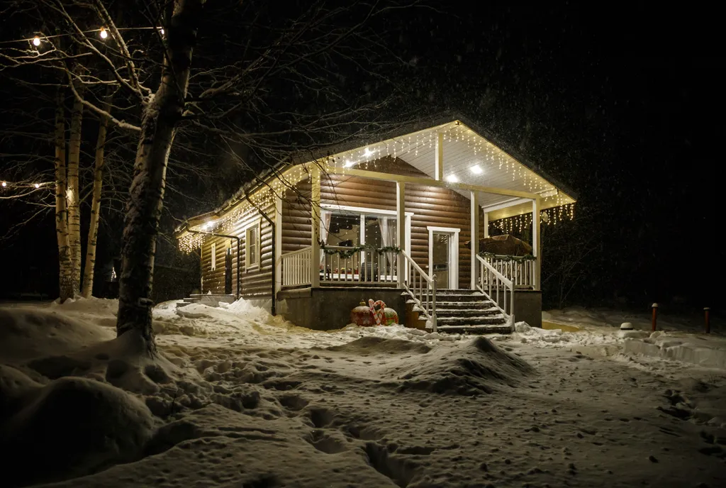 Коттедж в Карелии с сауной и видом на озеро