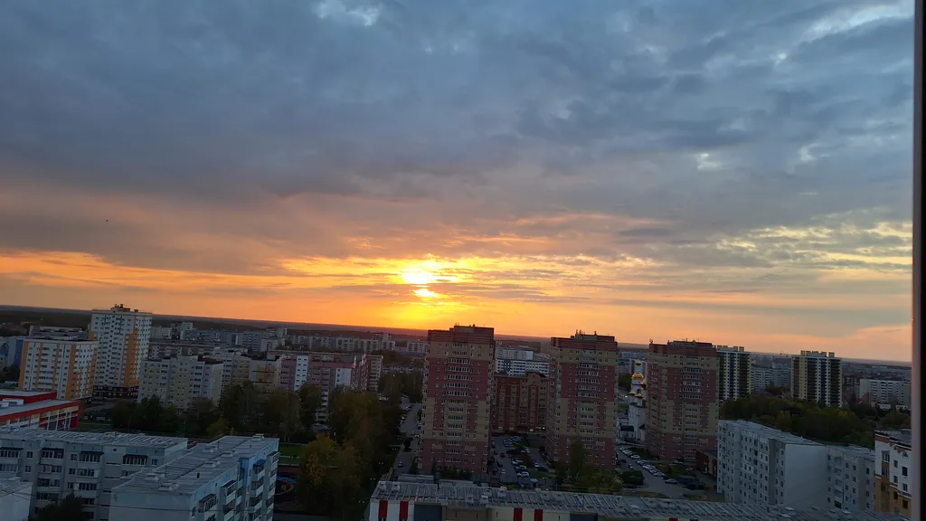 Квартира-студия с отличным видом на весь город