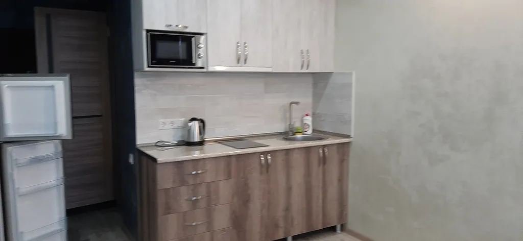 Студия с видом на море и парк