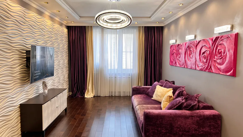 Квартира Шикарная квартира, рядом центр, метро Коломенская Остров Мечты. — Москва