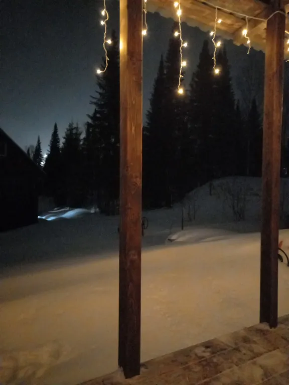 Дом из бруса, прекрасный вид на гору Зеленая