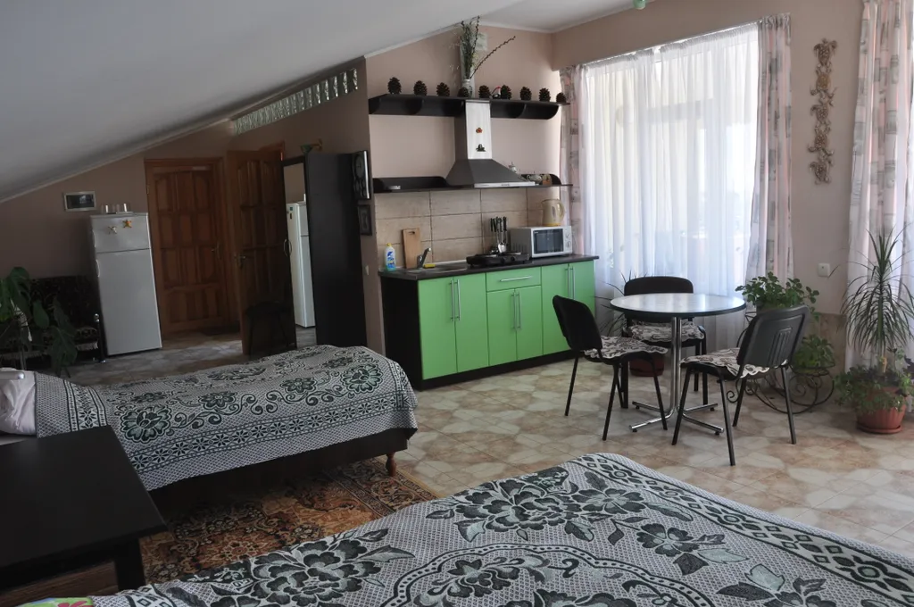 Просторная квартира в верандой и видом на море