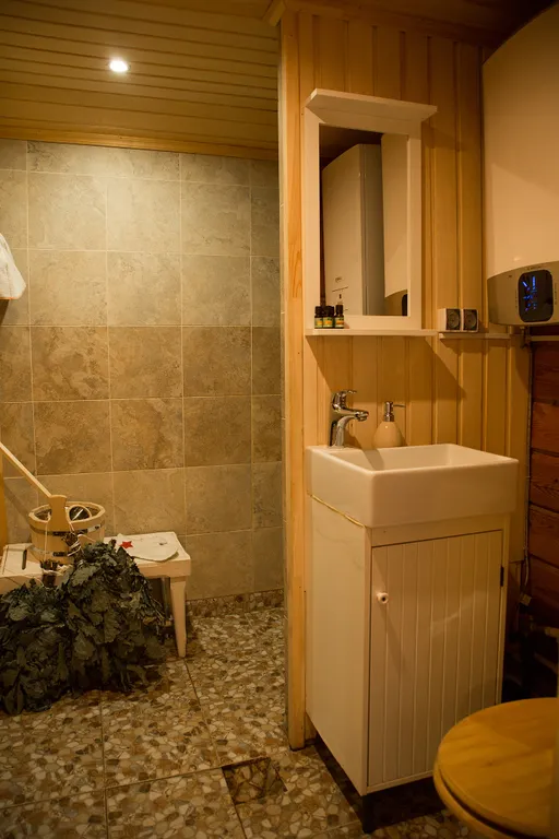 Коттедж Загородный дом на новогодние праздники с баней — им. Морозова