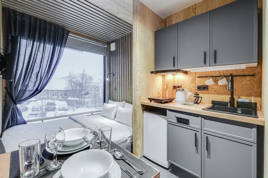 Квартира Двухместные апартаменты на 1 этаже — аренда посуточно в Кировск