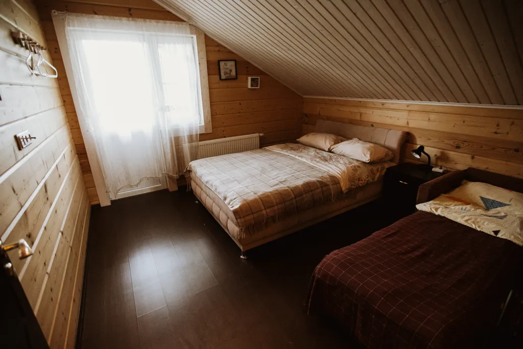 Коттедж с сауной рядом с озером