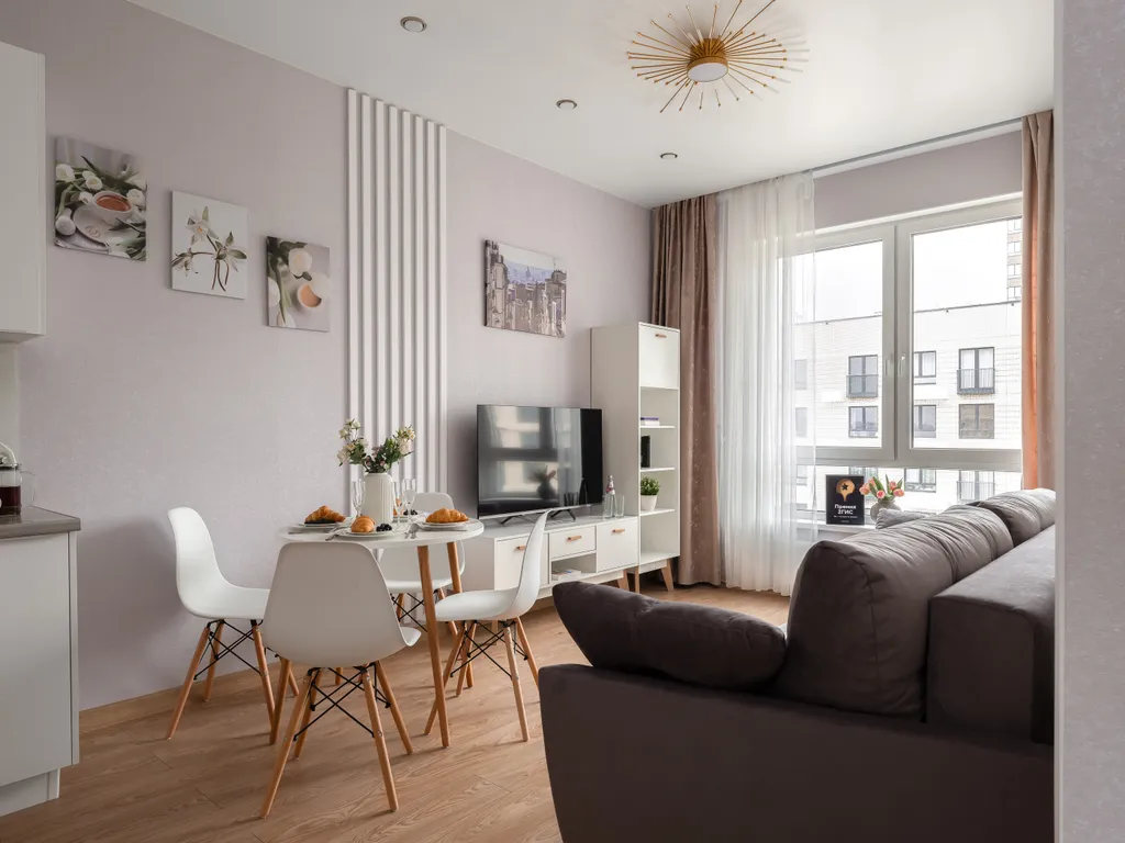 Квартира Новые дизайнерские апартаменты Tulip House с отдельной спальней — Москва