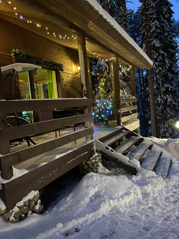 Карельская Дача Уютное шале с камином в сосновом бору, берег Сямозера