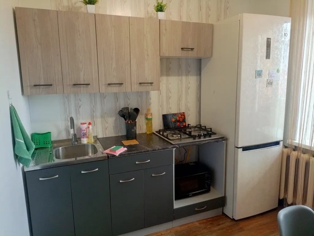 Квартира в спальном микрорайоне с парком для отдыха на Волге