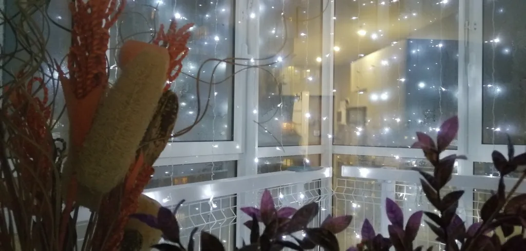 Студия loft с балконом