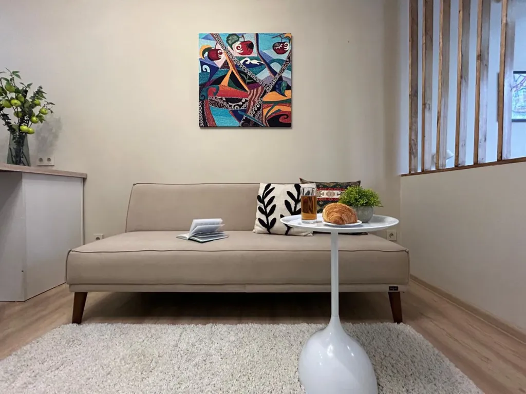 Студия Алма с прекрасным видом на город