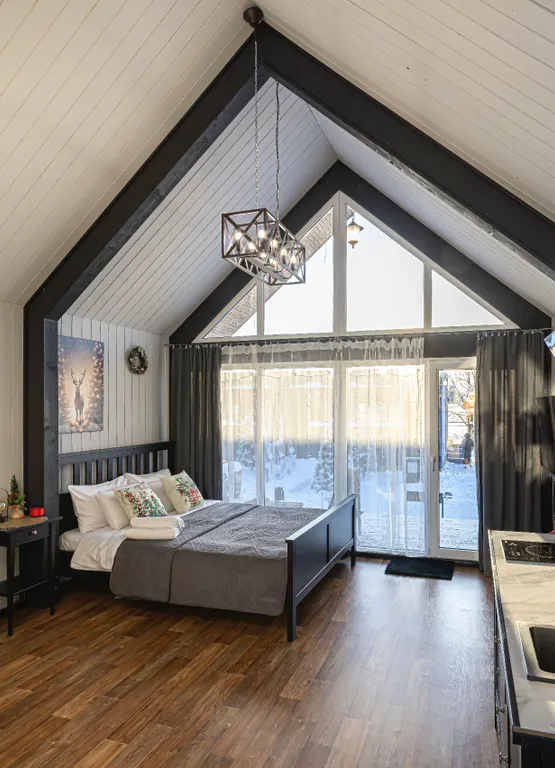 Коттедж Современный загородный дом в стиле барнхаус — Иннолово