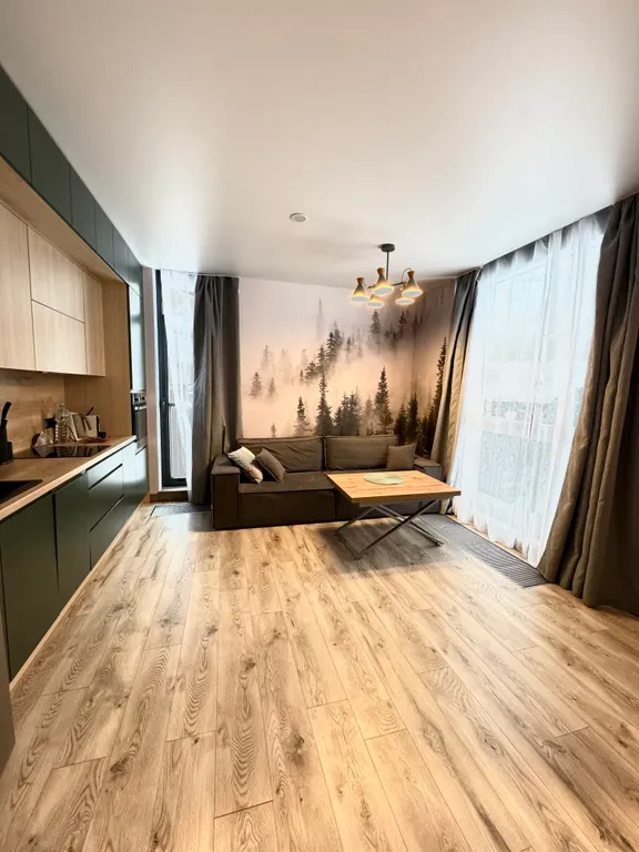 "Охта  Адвент" 53 м. "Лес" с камином у курорта