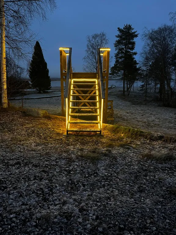 Коттедж в Карелии с сауной и видом на озеро