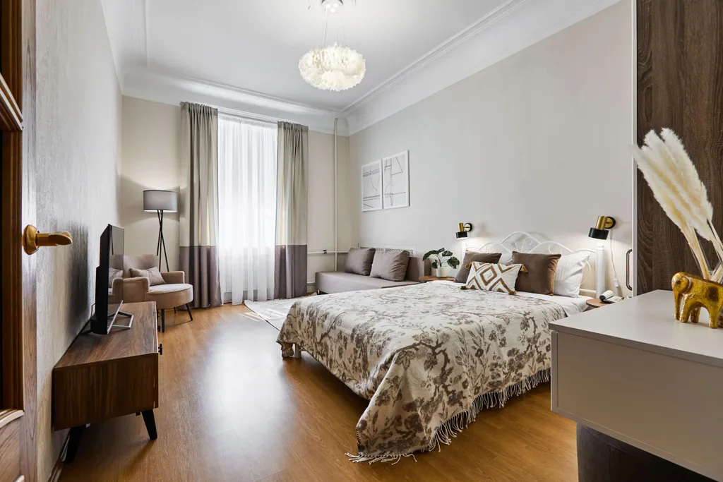 Большая видовая четырёшка с камином