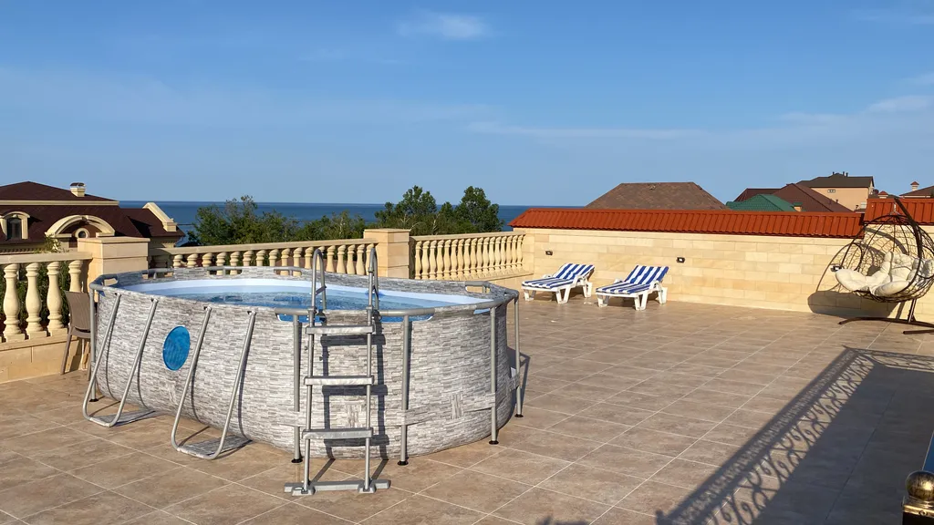 Красивая квартира у самого моря с бассейном, сауной и мангальной зоной