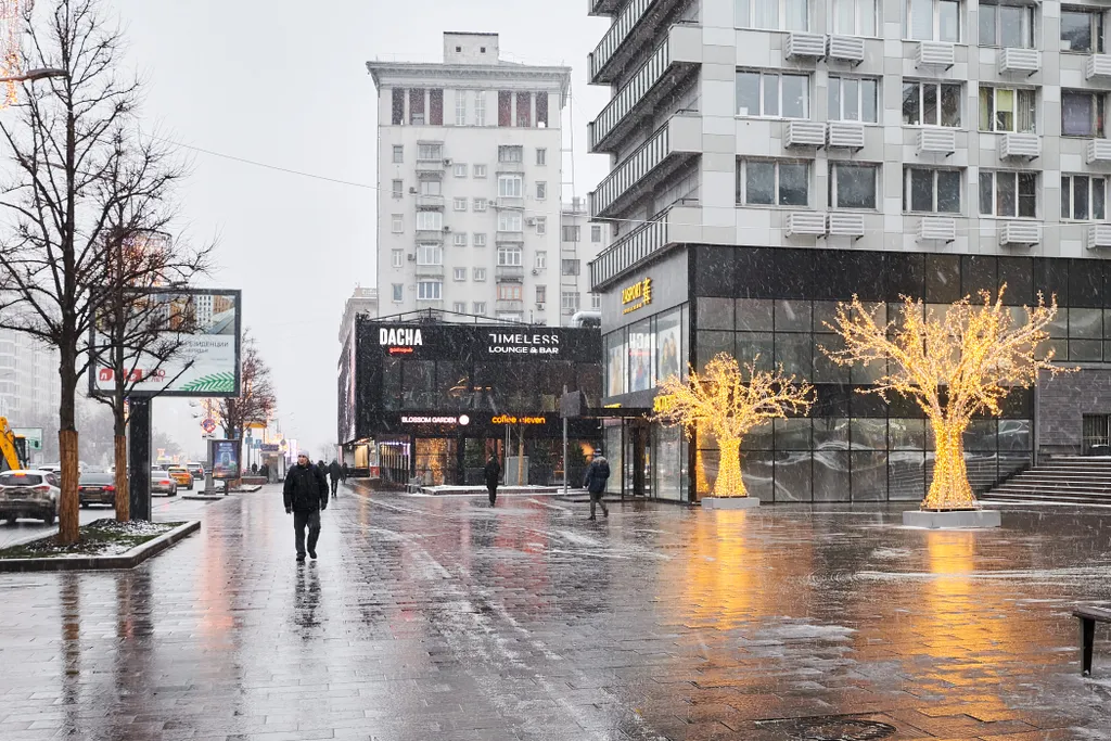 Квартира Квартира Трешка с видом на Новый Арбат — Москва