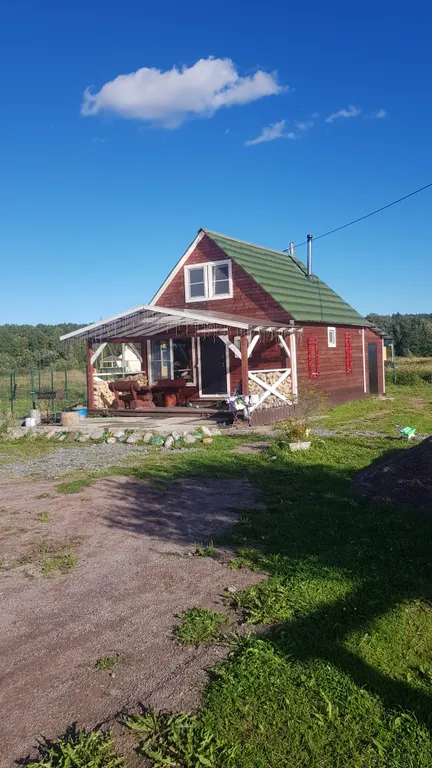 Дом Лесной с баней и купелью базы «Онегинхутор»»