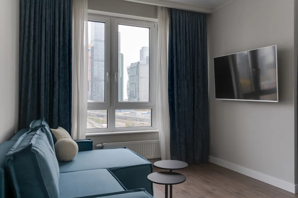 Квартира Апартаменты Очарование с видом на MOSCOW-CITY — Москва