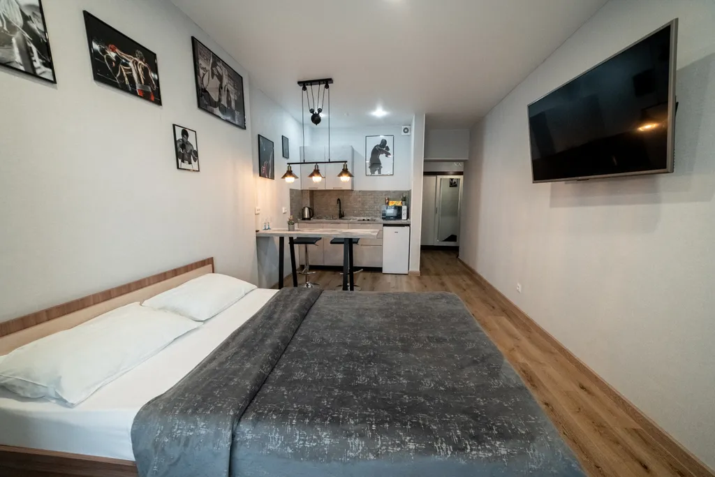 Квартира Квартира-студия Тайм-аут в двух шагах от ТРЦ Планета — Красноярск