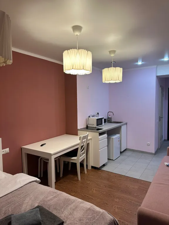 Уютная студия в самом сердце Домбая с видом на горы