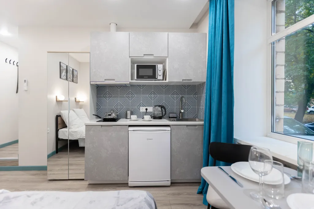 Квартира Квартира Уютная студия возле метро Войковская — Москва