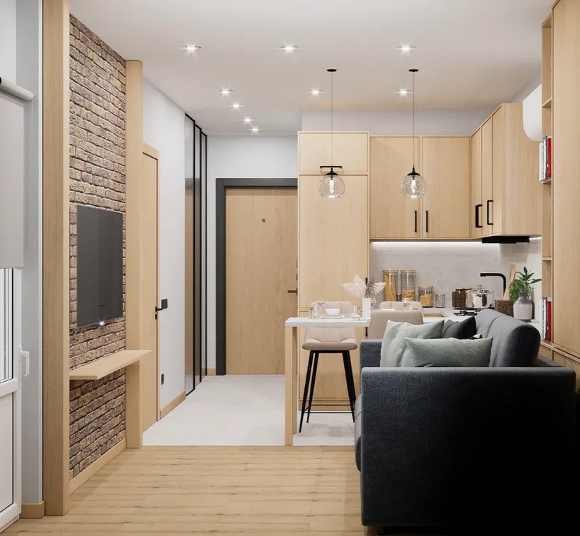 Шикарный вид на озеро и горы