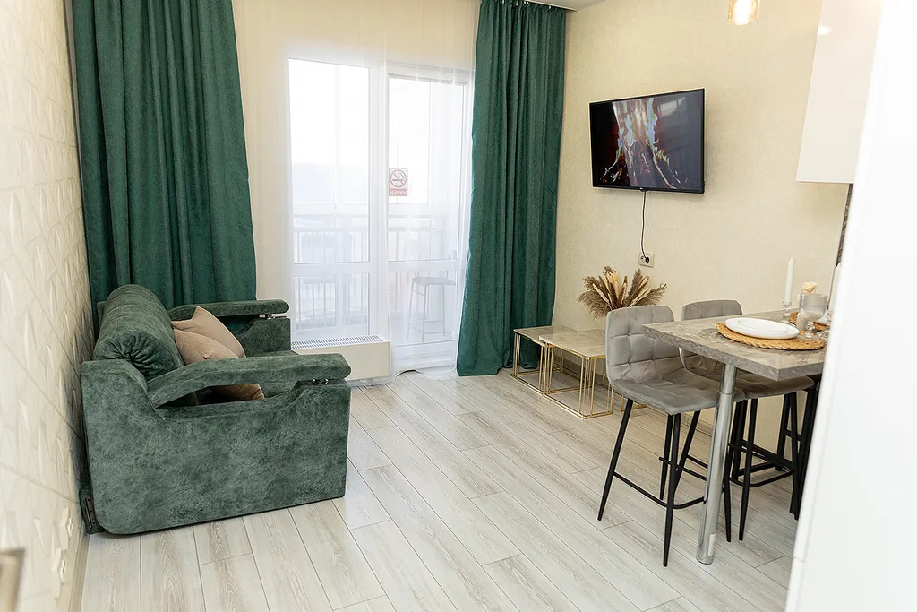 Евродвушка в новом ЖК, рядом с теннисным кортом