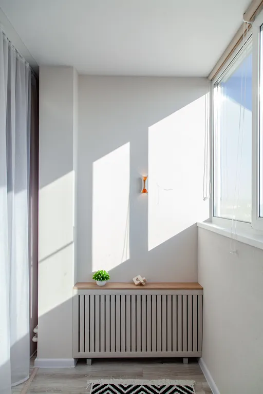 Студия с дизайнерским ремонтом